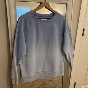 American Eagle Women's Blue Ombre Jegging Fit Sweatshirt Size Small